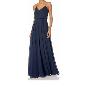 Jenny Yoo Navy Blue Inesse Bridesmaid Dress